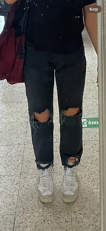 Orta bel kot pantolon