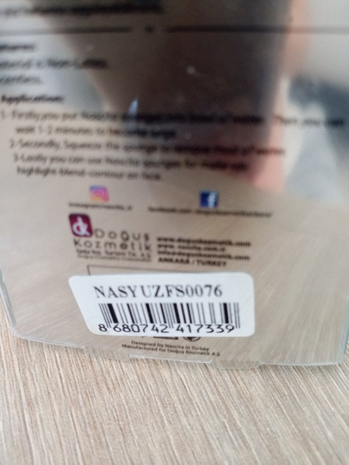 Nascita Turkuaz Makyaj Süngeri Seti ikili makyaj süngeri - Görsel 2