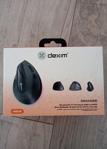 Dexim NG09 Bluetooth & Wireless RGB AntiRSI Şarj Edilebilir Ergo