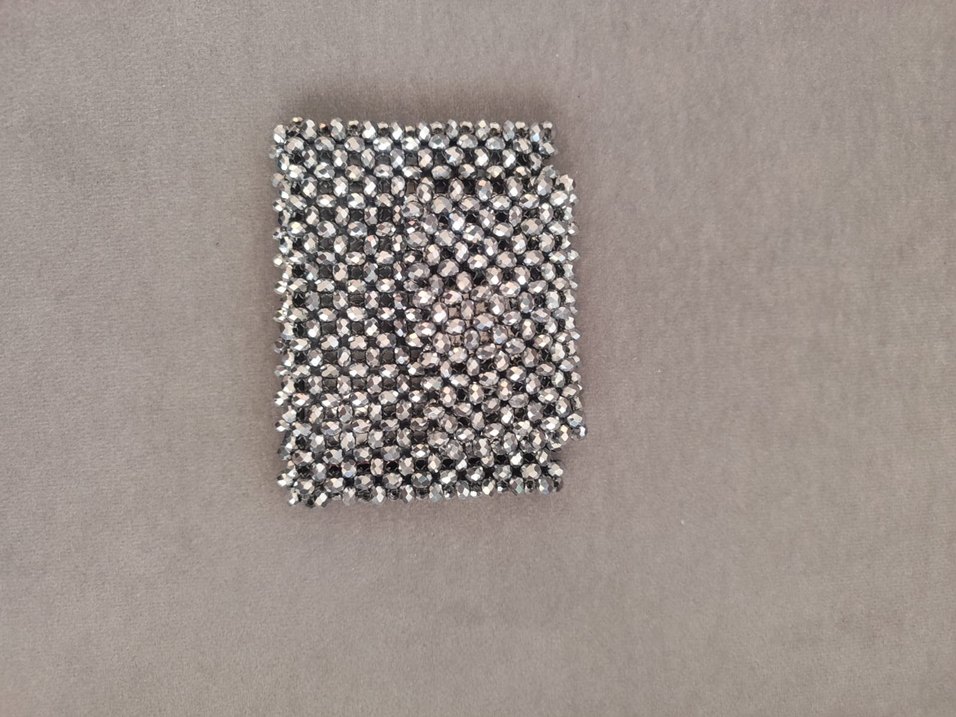 kristal Boncuk İşlemeli kartlık - Görsel 2