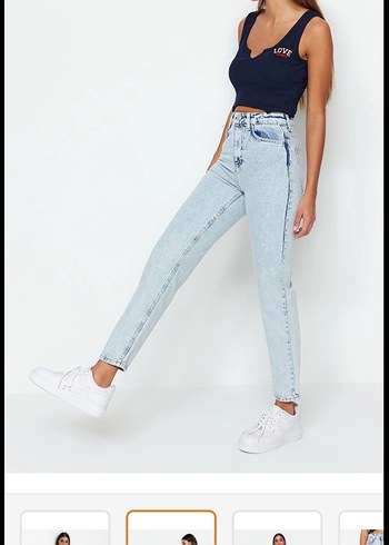 Zara mom jean - Görsel 2