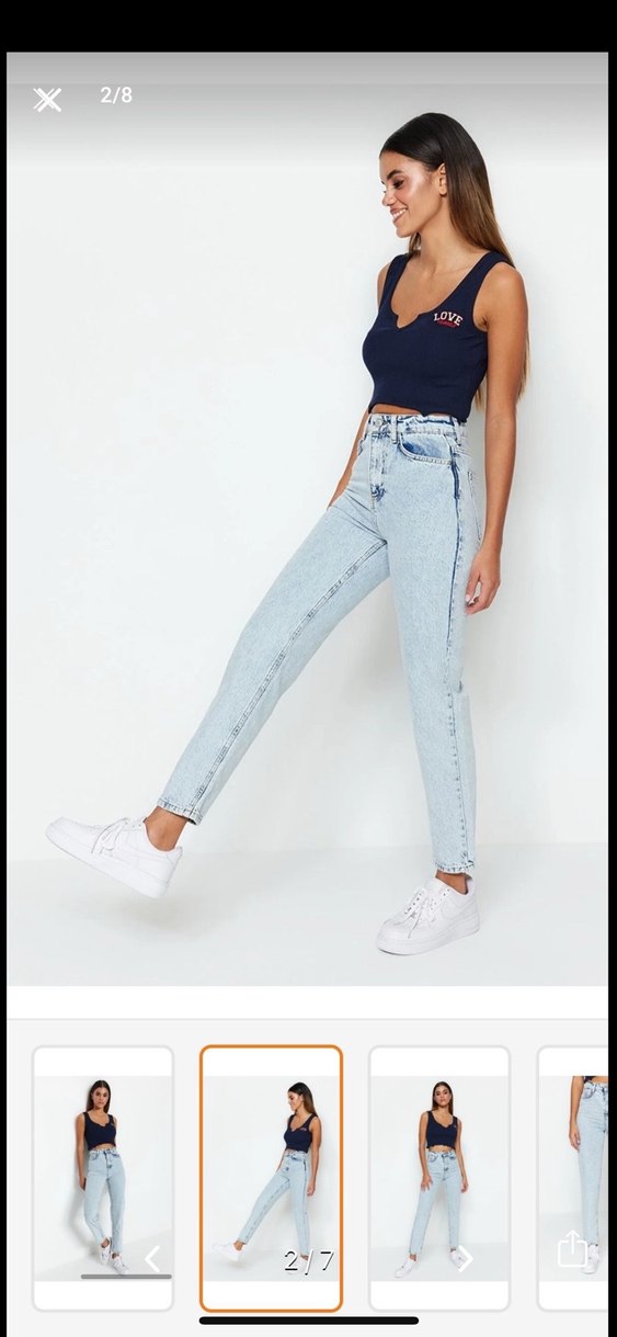 Zara mom jean - Görsel 2