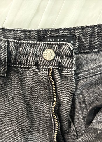 Zara mom jean siyah - Görsel 3