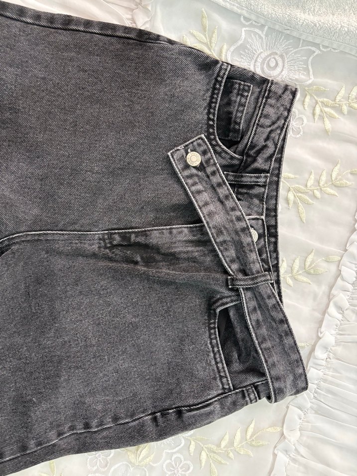 Zara mom jean siyah - Görsel 5