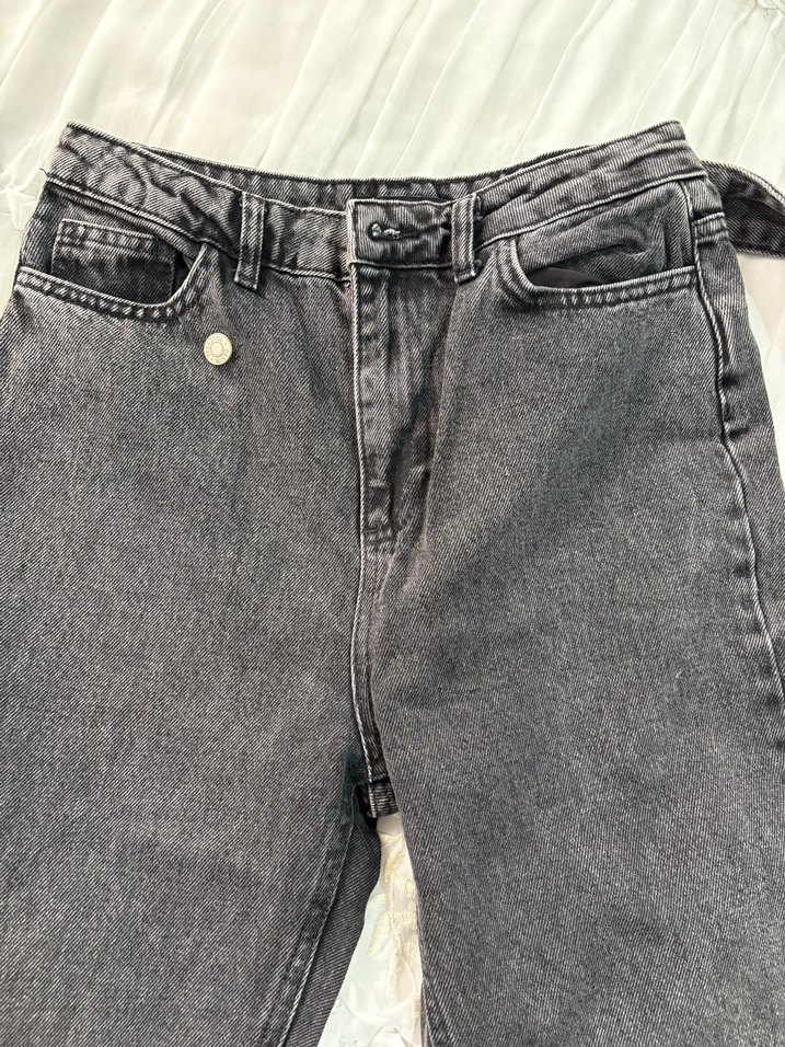 Zara mom jean siyah - Görsel 2