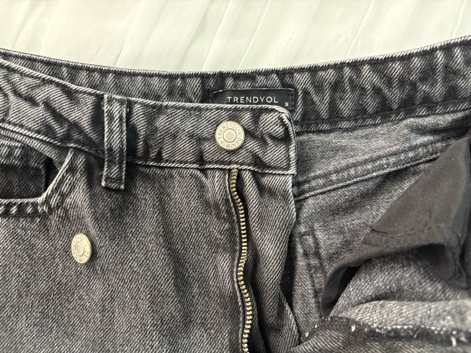 Zara mom jean siyah - Görsel 3