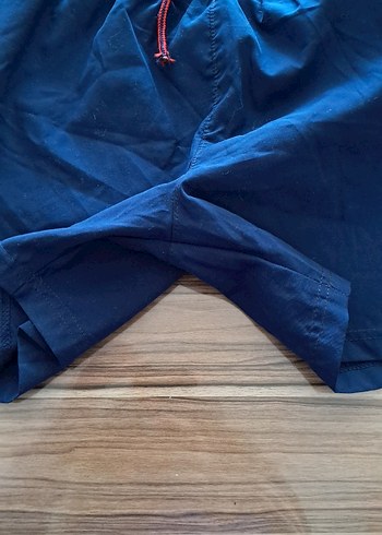 Düğmeli Parlak Mavi Erkek Mayo - Görsel 2