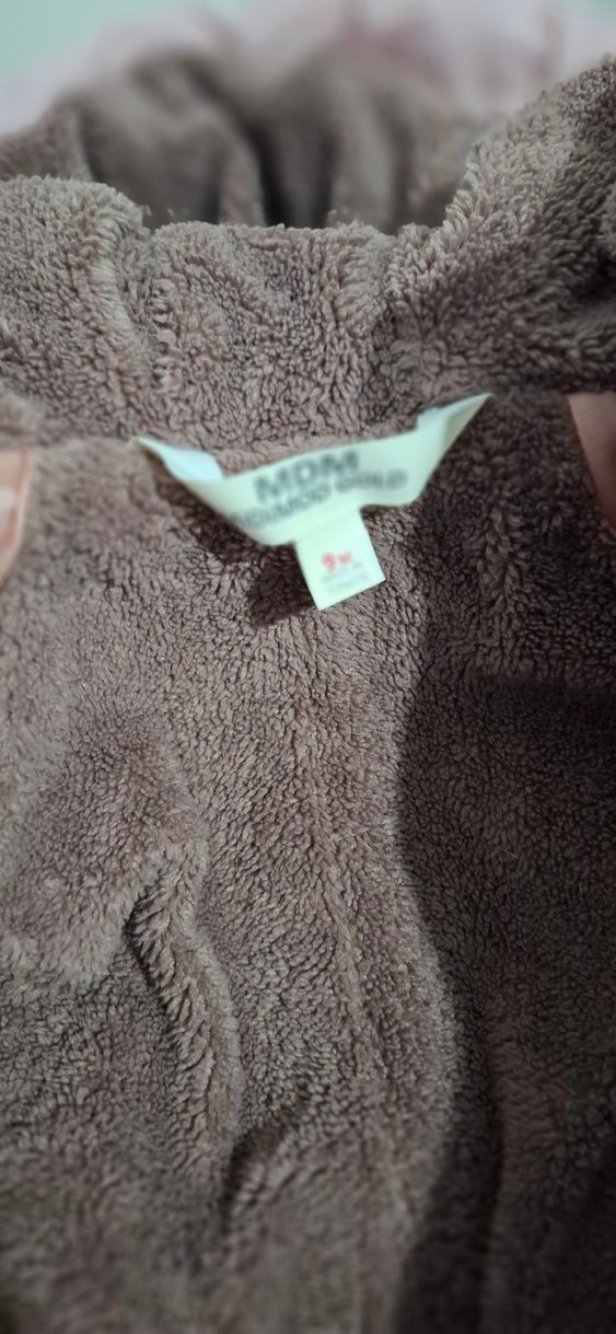 Kürklü Kapüşonlu Pembe Bebek Tulumu - Görsel 5