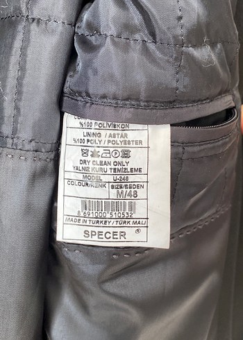 m Beden Düğmeli, Normal Boy Erkek Kaban