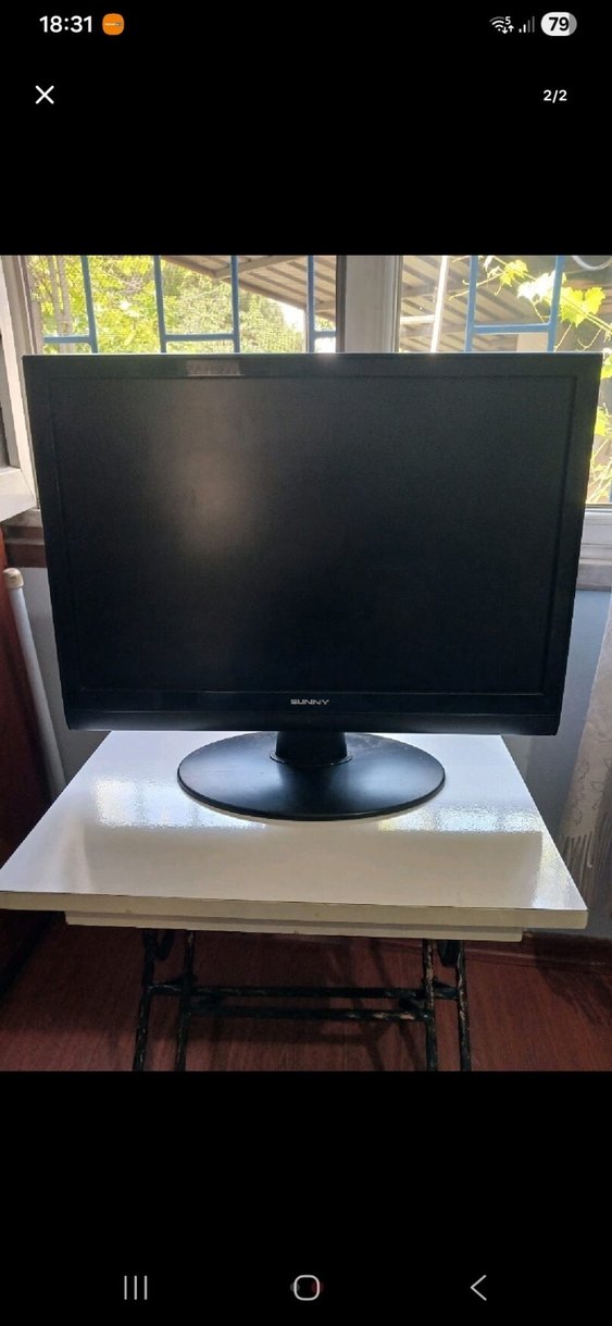 Siyah Bilgisayar Monitörü - Görsel 2