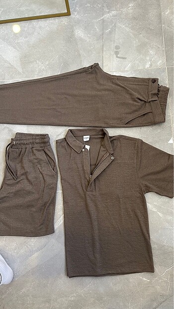 KAHVE DOKULU GÜNLÜK TAKIM - Görsel 3