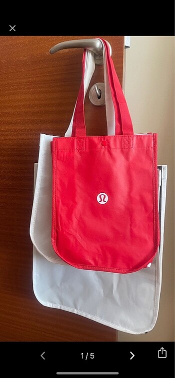Lululemon alışveriş çantası