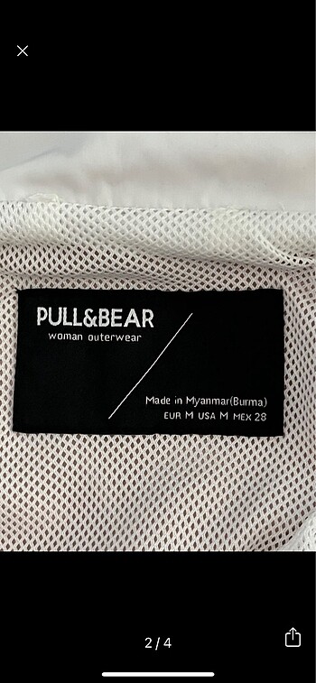 Pull and Bear pull and bear yağmurluk