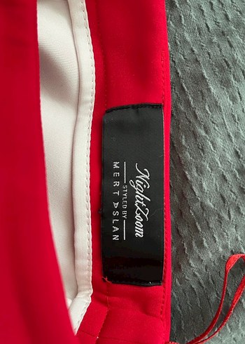 Adil ışık mert arslan Kırmızı Midi Etek - Görsel 3