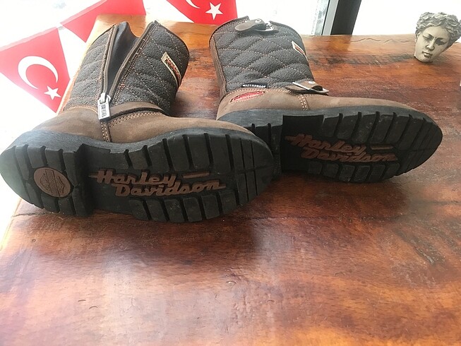 29 Beden kahverengi Renk Harley davidson orjinal 29 numara