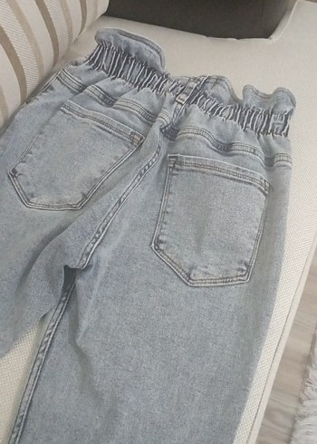 Gri Salaş Midi Kadın Kot Pantolon42, 44 - Görsel 5