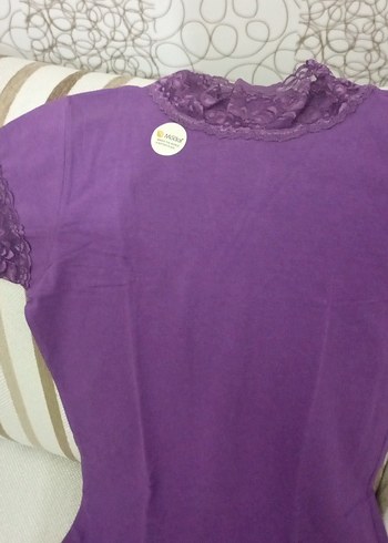 Berrak Mor Desenli bayan Atlet 2 adet L - Görsel 3