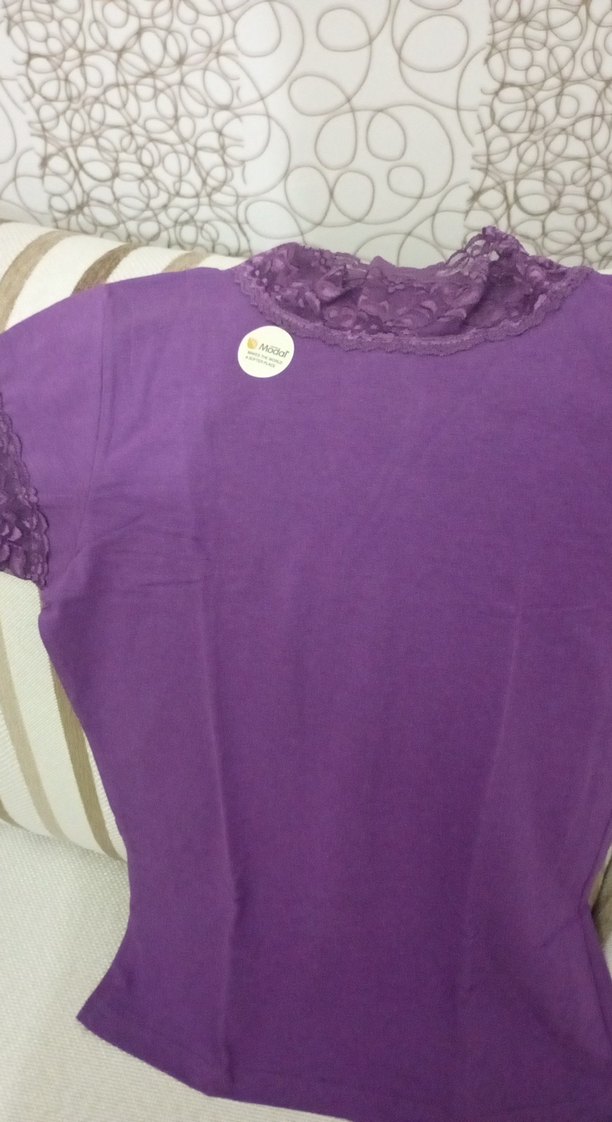 Berrak Mor Desenli bayan Atlet 2 adet L - Görsel 3