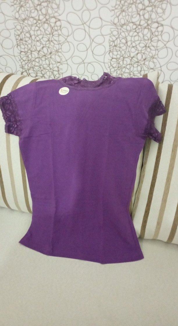 Berrak Mor Desenli bayan Atlet 2 adet L - Görsel 2