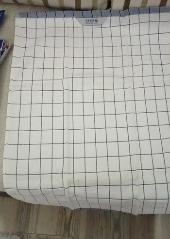 Gri Beyaz Kareli Mutfak Havlusu 42'ye 63 santim mutfak havlusu - Görsel 5