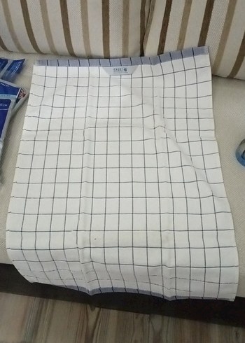 Gri Beyaz Kareli Mutfak Havlusu 42'ye 63 santim mutfak havlusu - Görsel 4