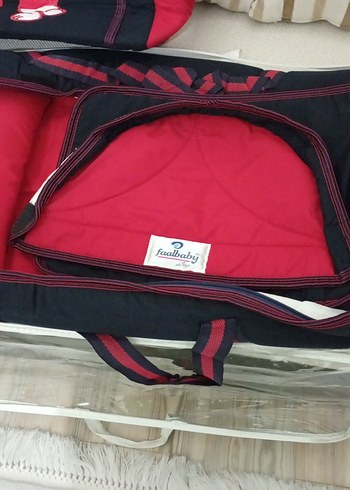 Kırmızı Baskılı Bebek Çantası - Görsel 4