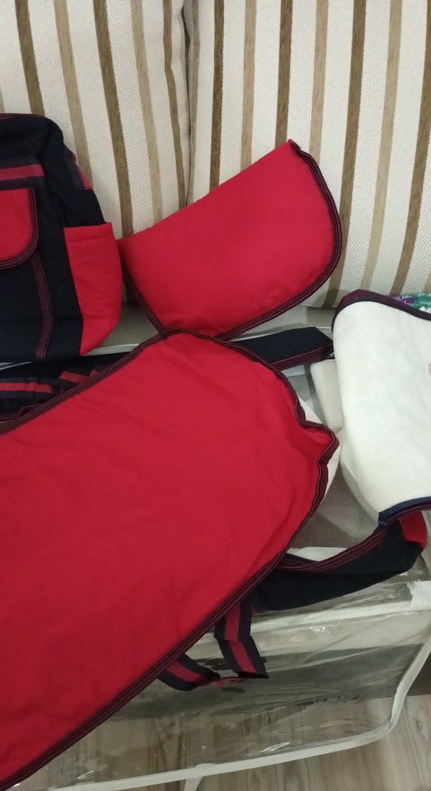 Kırmızı Baskılı Bebek Çantası - Görsel 3