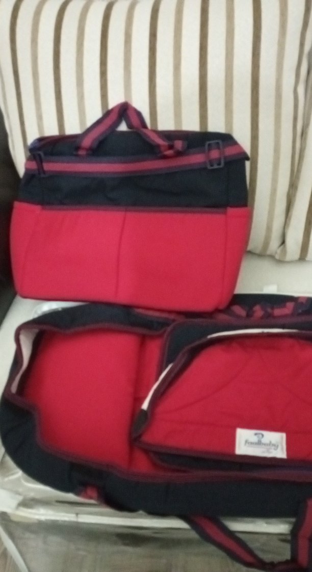 Kırmızı Baskılı Bebek Çantası - Görsel 5