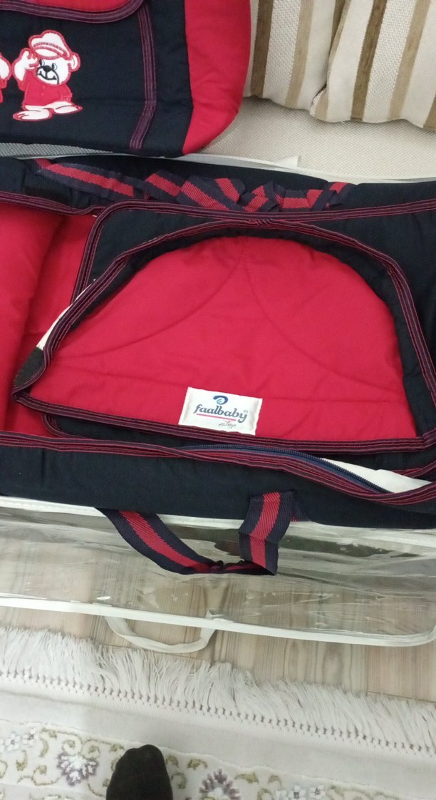 Kırmızı Baskılı Bebek Çantası - Görsel 4