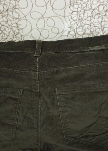 Kemerli Kadın kadige Pantolon - Görsel 6