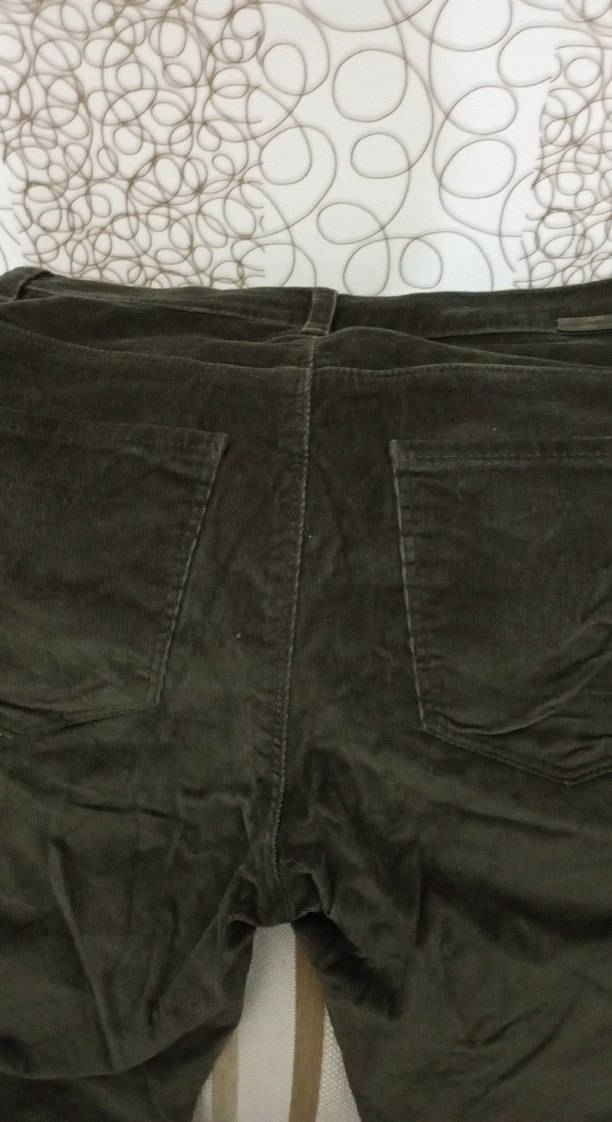 Kemerli Kadın kadige Pantolon - Görsel 5