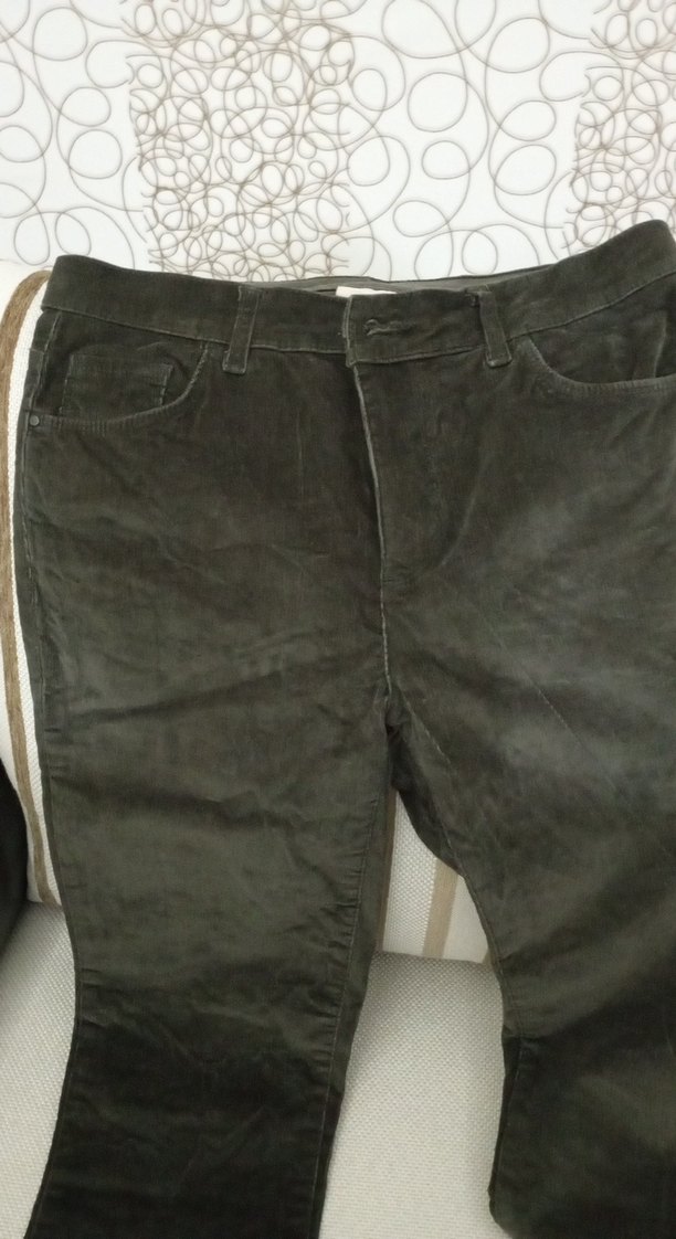 Kemerli Kadın kadige Pantolon - Görsel 2