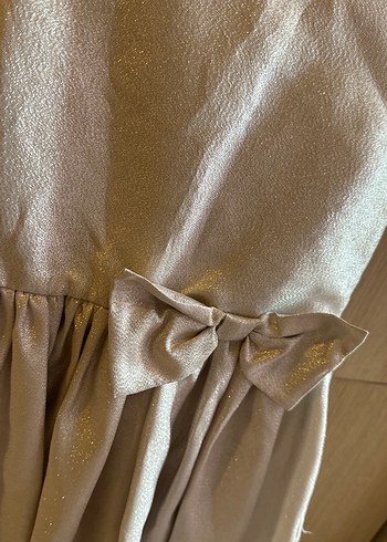 H&M Gri Fiyonk Detaylı Kolsuz Elbise - Görsel 2