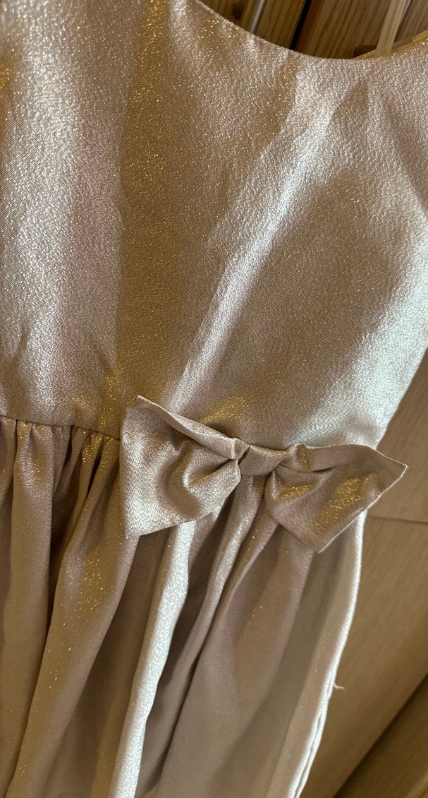 H&M Gri Fiyonk Detaylı Kolsuz Elbise - Görsel 2