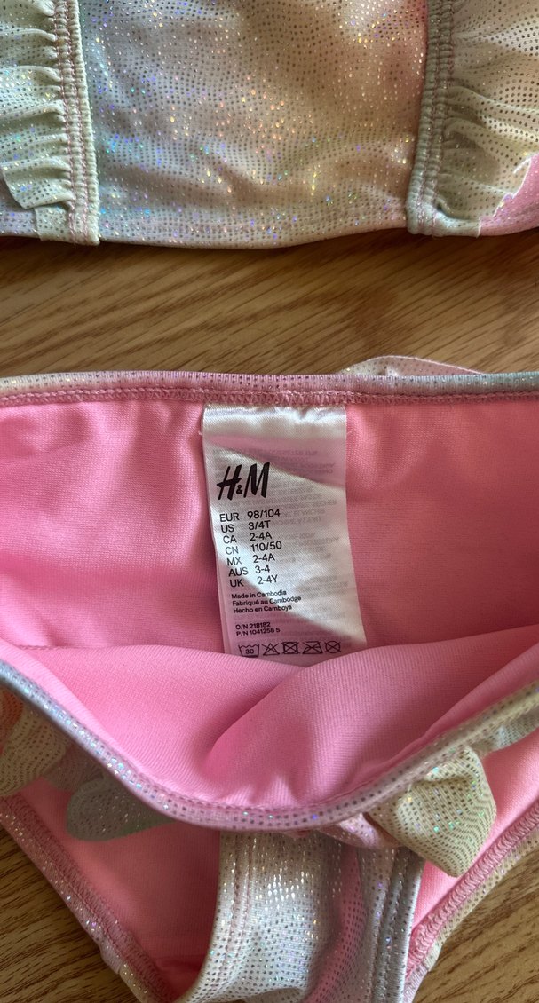 H&M Kız Çocuk Pastel Renkli Bikini - Görsel 2