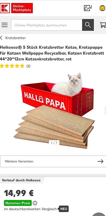 Beden Kratzpappe kedi tırmalama aparatı