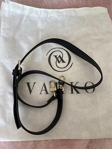 vakko siyah kalın çanta askısı