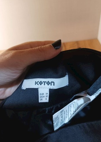 Siyah Mini Kalem Etek - Görsel 4