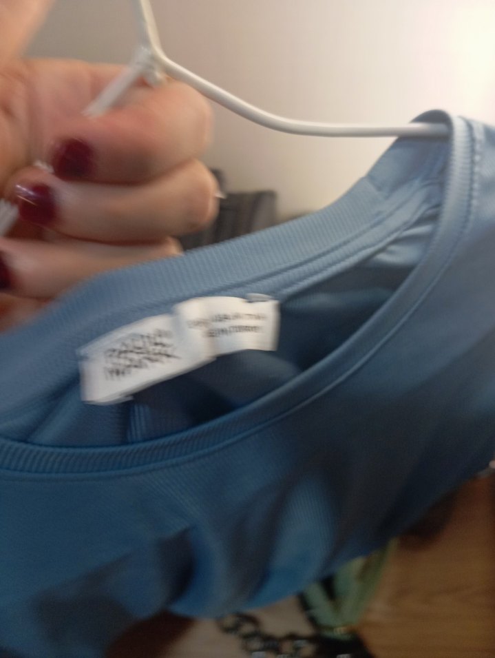 Mavi Kadın Kısa Kollu Salaş Tişört - Görsel 4