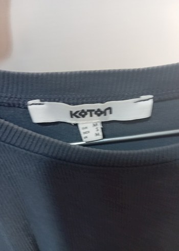 Gri Kadın Kısa Kollu Tişört - Görsel 6