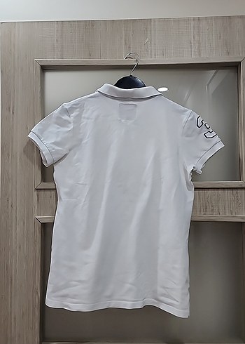 Baskılı Beyaz Kız Çocuk Polo Tişört - Görsel 9