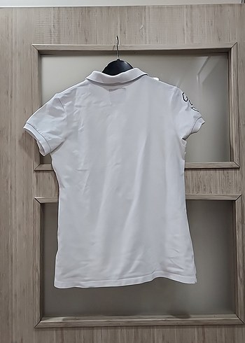 Baskılı Beyaz Kız Çocuk Polo Tişört - Görsel 7