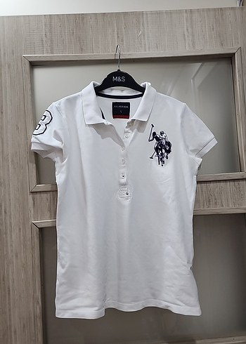 Baskılı Beyaz Kız Çocuk Polo Tişört - Görsel 6