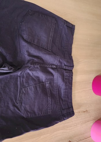 m Beden lacivert Renk Lacivert Kadın Denim Mini Şort