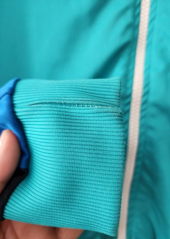 Nike Kadın Mavi Fermuarlı Spor Ceket - Görsel 6