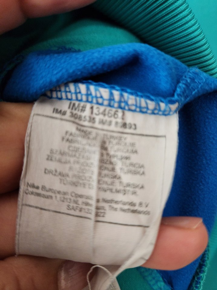 Nike Kadın Mavi Fermuarlı Spor Ceket - Görsel 5