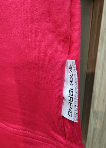 Pembe Kız Çocuk Loose Fit Tişört - Görsel 5