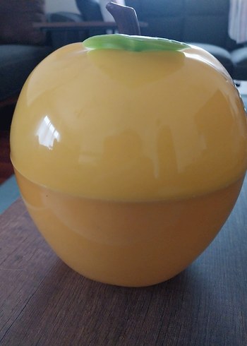 Beden sarı Renk Sarı Parlak Elma Şekilli kutu