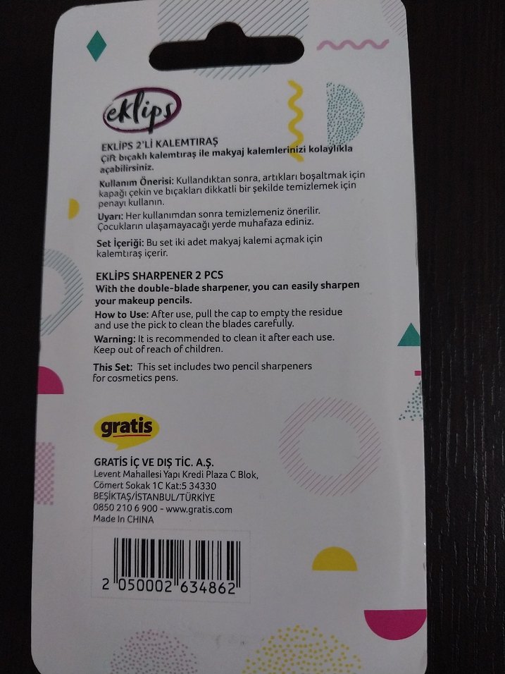 Eklips 2'li Kalemtıraş Seti - Görsel 2