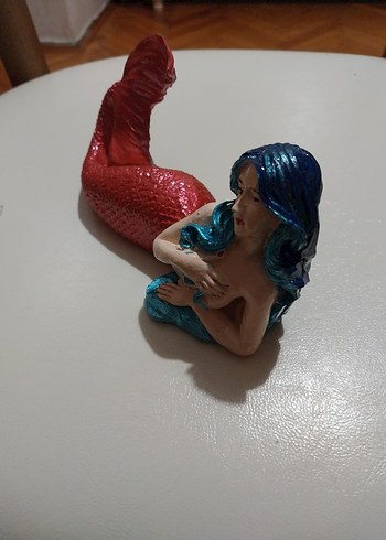 Parlak Turkuaz Saçlı Deniz Kızı Biblosu - Görsel 2